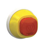 SCHNEIDER ELECTRIC - Harmony XB5, testa fungo arresto di emergenza rosso Antimicrobico, in plastica, girare per sbloccare, luminoso rosso, 24Vac-dc, diametro 22mm