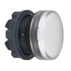 SCHNEIDER ELECTRIC - Testa lampada spia diametro 22 - circolare - gemma liscia bianca
