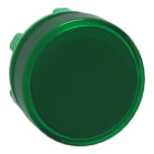 SCHNEIDER ELECTRIC - Testa lampada spia diametro 22 - circolare - gemma liscia verde- per LED universale