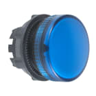 SCHNEIDER ELECTRIC - Testa lampada spia diametro 22 - circolare - gemma liscia blu