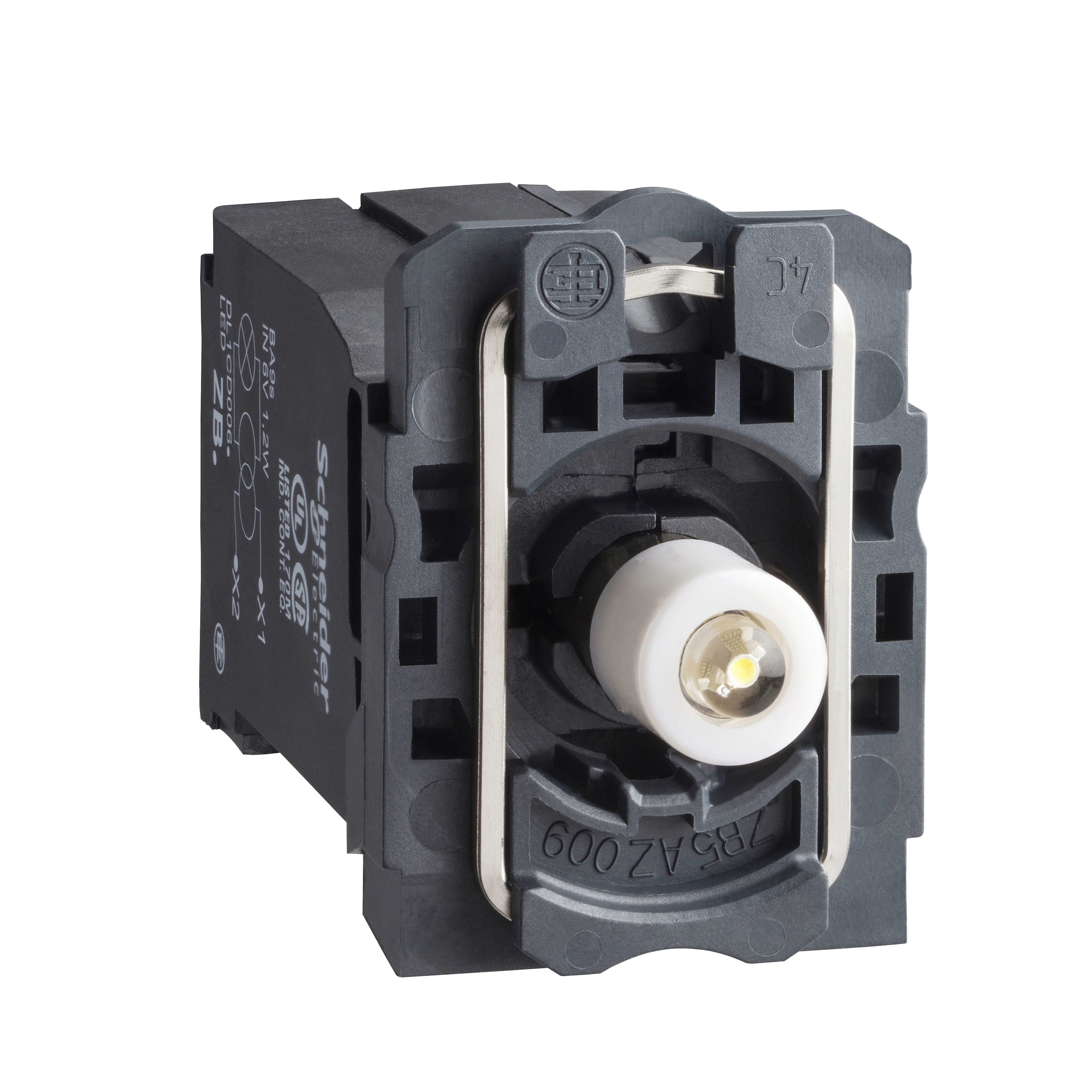 SCHNEIDER ELECTRIC - Corpo per lampada spia - ZB5 - LED rosso BA 9S - 400 V