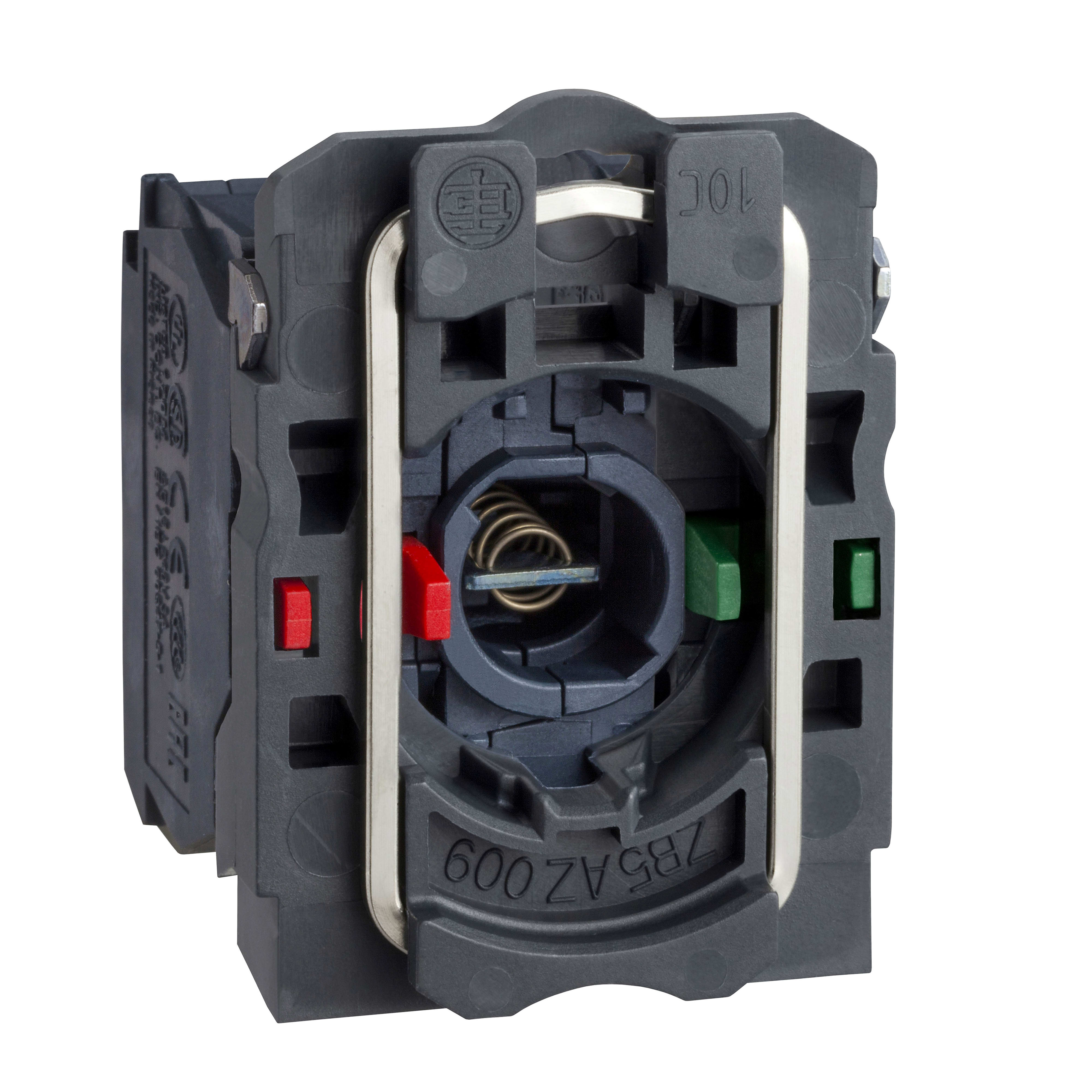 SCHNEIDER ELECTRIC - Corpo per pulsante luminoso diametro 22 - base BA 9S 1NO+1NC