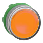 SCHNEIDER ELECTRIC - Testa pulsante luminoso giallo ghiera grigia- per LED universale- diametro 22