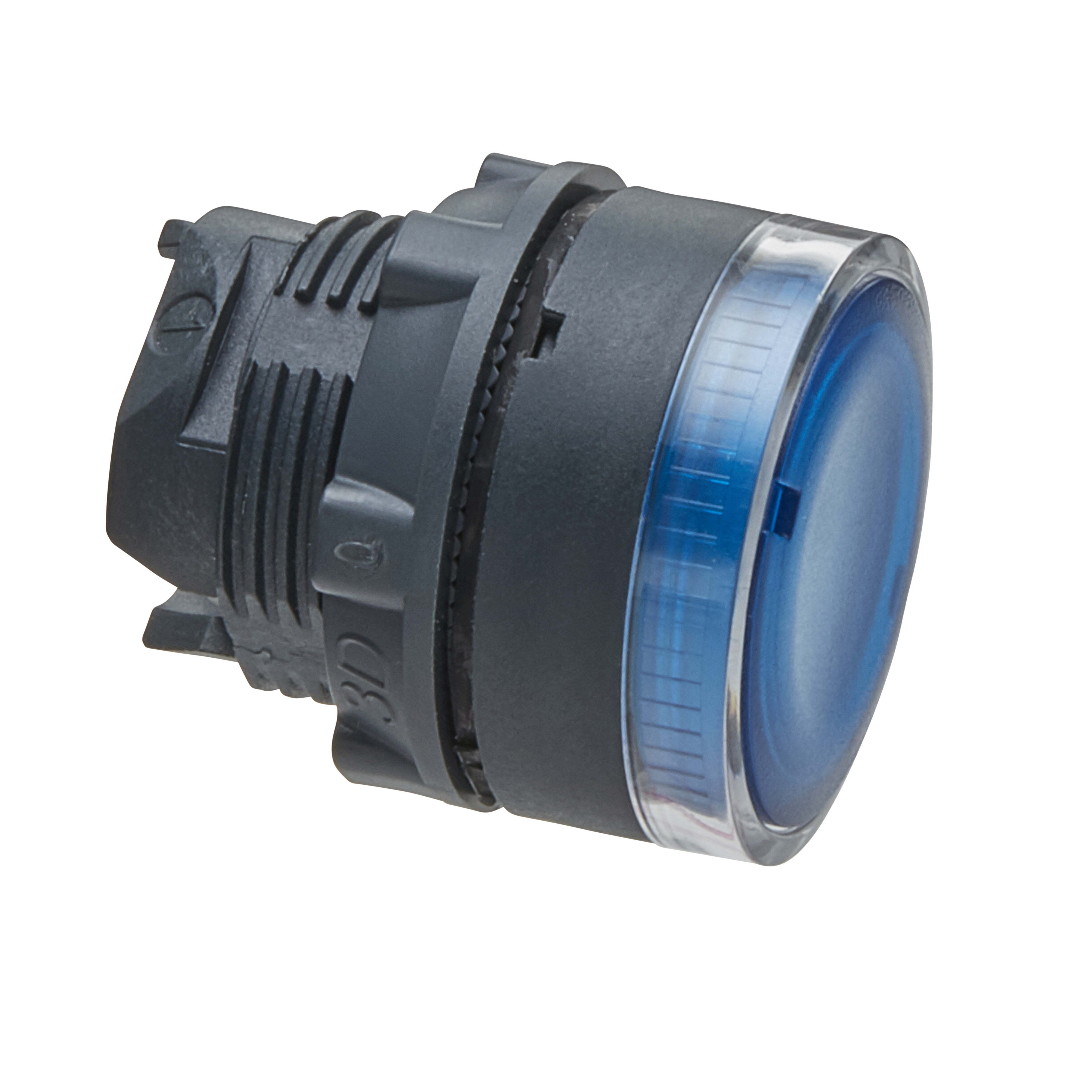 SCHNEIDER ELECTRIC - Testa pulsante luminoso diametro 22 - blu