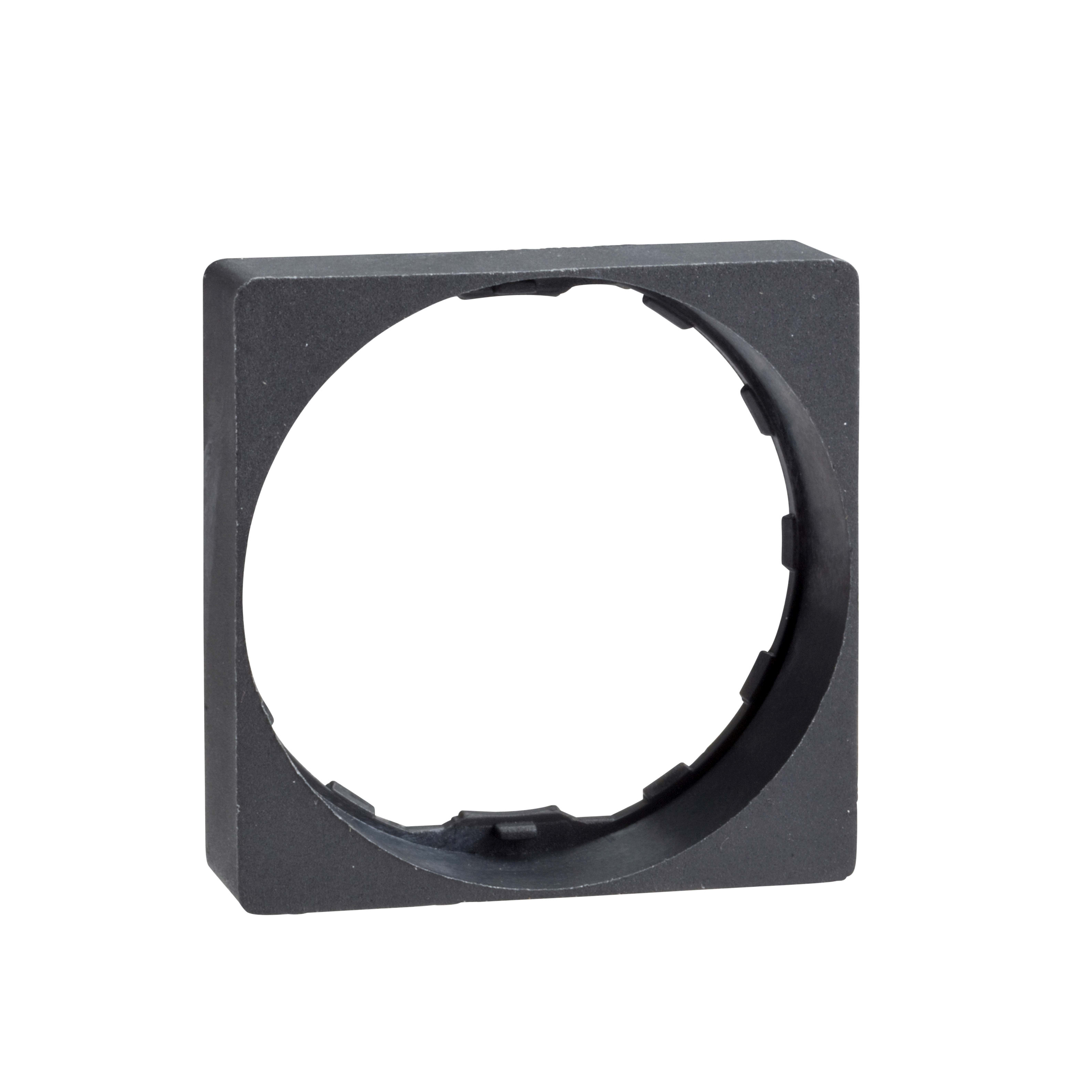 SCHNEIDER ELECTRIC - Accessorio quadrato per testa circolare unità diametro 22mm - confezione da 10 - [prezzo per 100 pz]