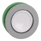 SCHNEIDER ELECTRIC - Testa pulsante bianco filopannello ghiera grigia- per LED universale