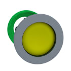 SCHNEIDER ELECTRIC - Testa pulsante giallo a filo ghiera grigia
