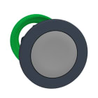 SCHNEIDER ELECTRIC - Harmony XB5, testa pulsante grigio Antimicrobico diametro 30 filopannello, in plastica, ad impulso, senza marcatura