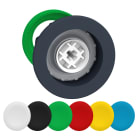 SCHNEIDER ELECTRIC - Harmony XB5, testa pulsante con set 6 capsule colorate Antimicrobico diametro 30 filopannello, in plastica, ad impulso, senza marcatura