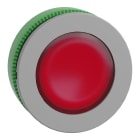 SCHNEIDER ELECTRIC - Testa pulsante luminoso rosso aggancio filopannello- per LED universale- diametro 30