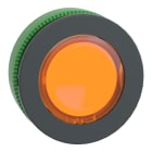 SCHNEIDER ELECTRIC - Testa pulsante luminoso arancione filopannello diametro 30 ad aggancio- per LED universale