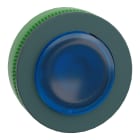 SCHNEIDER ELECTRIC - Testa pulsante luminoso blu sporgente filopannello diametro 30 ad aggancio- per LED universale