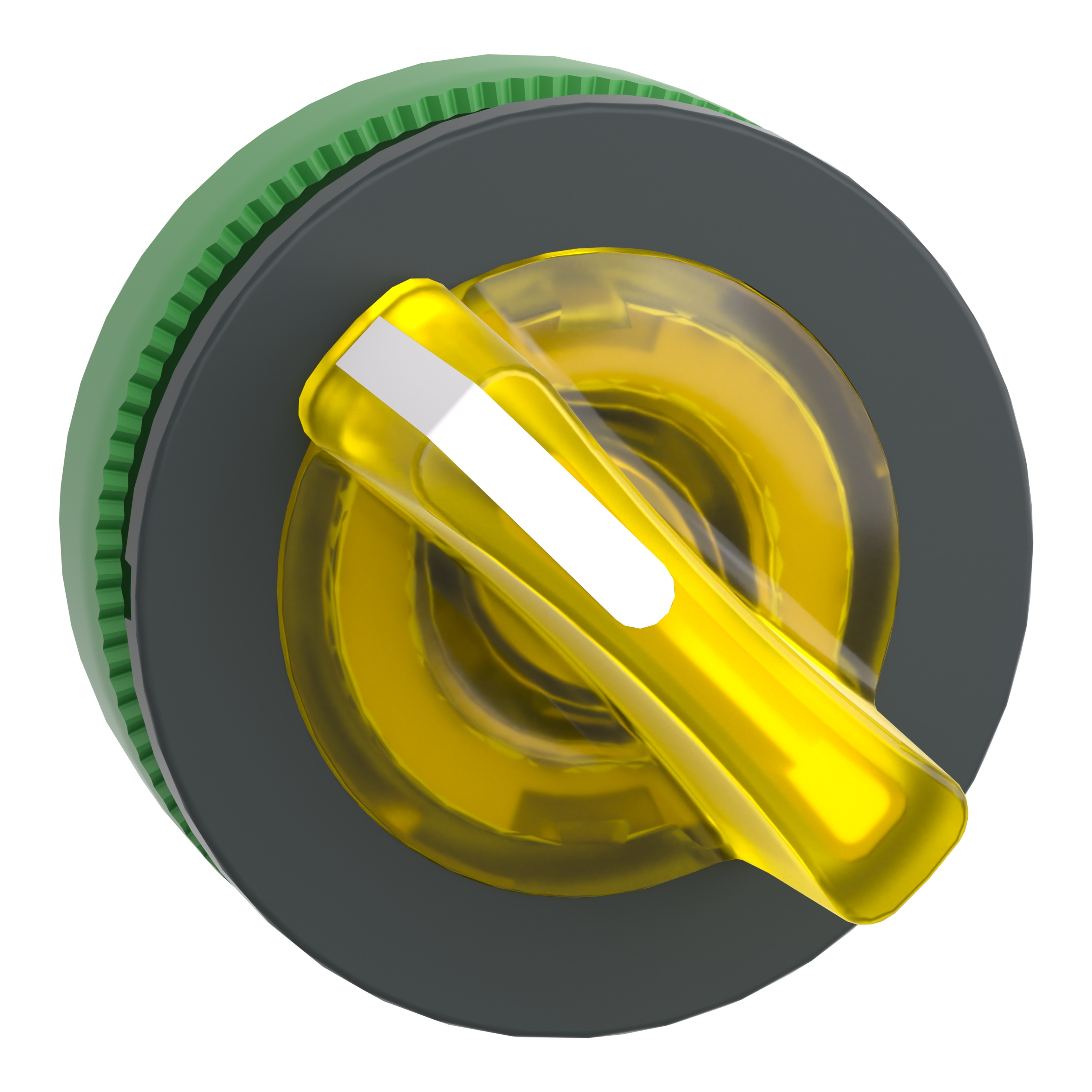 SCHNEIDER ELECTRIC - Testa selettore luminoso giallo 2 pos diametro 30 - per LED universale