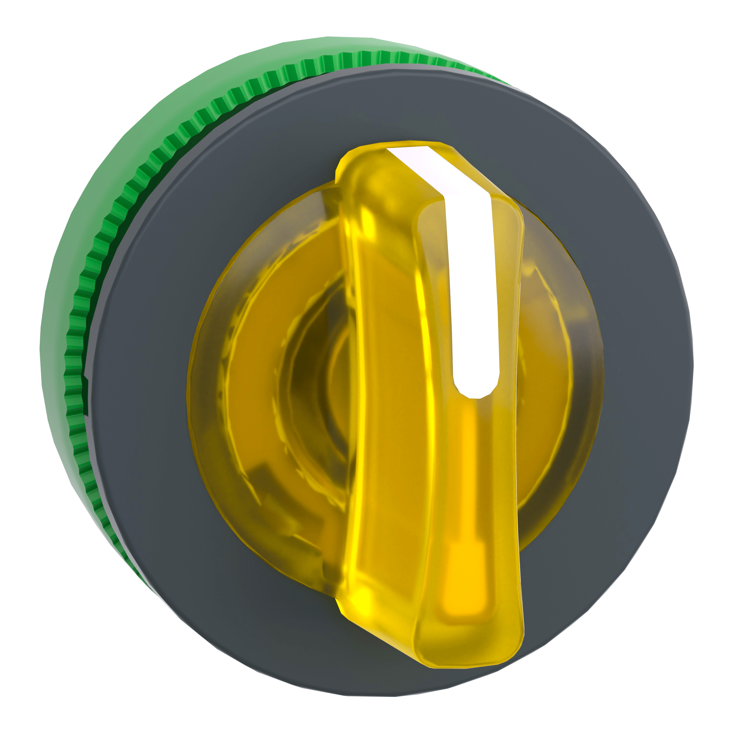 SCHNEIDER ELECTRIC - Testa selettore luminoso giallo 3 pos -diametro 30- filopannello - per LED universale