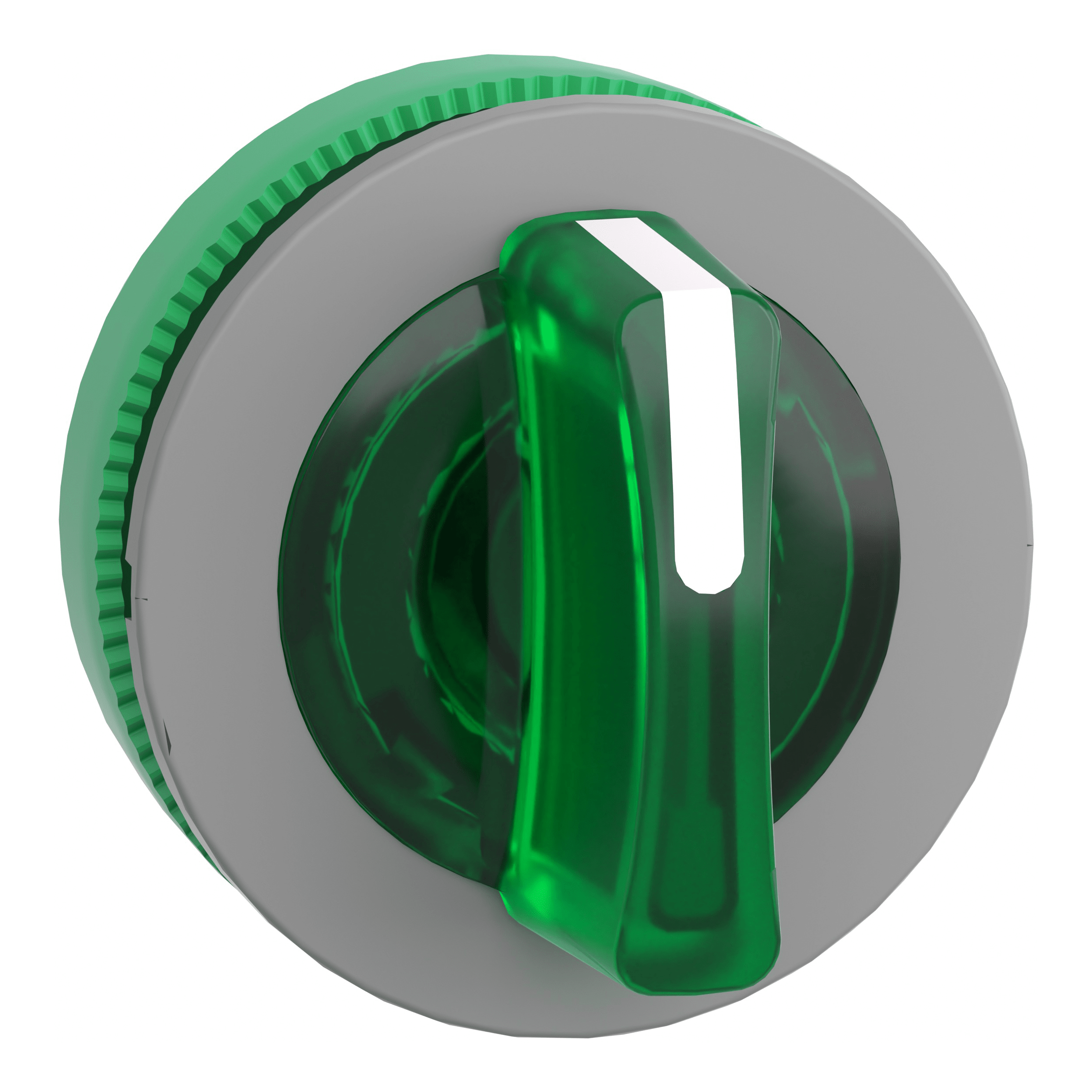 SCHNEIDER ELECTRIC - Testa selettore luminoso verde 3 pos filopannello - per LED universale - diametro 30