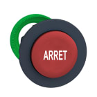 SCHNEIDER ELECTRIC - Testa pulsante rosso sporgente filopannello diametro 30 ''ARRET''