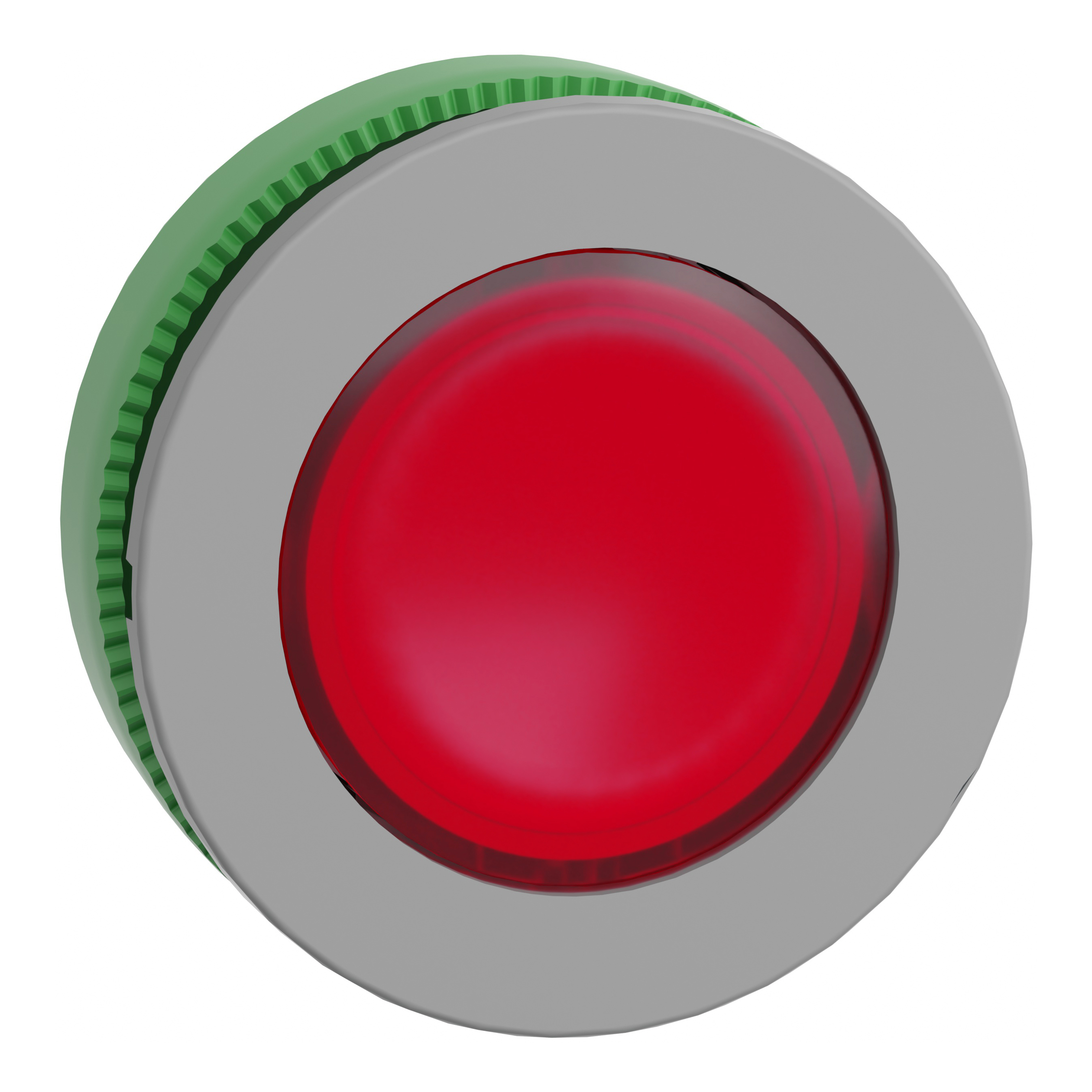 SCHNEIDER ELECTRIC - Testa lampada spia rossa filopannello ghiera grigia- per LED universale- diametro 30