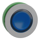 SCHNEIDER ELECTRIC - Testa lampada spia blu filopannello ghiera grigia- per LED universale- diametro 30