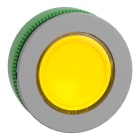SCHNEIDER ELECTRIC - Testa lampada spia gialla filopannello ghiera grigia- per LED universale- diametro 30