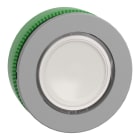 SCHNEIDER ELECTRIC - Testa pulsante luminoso bianco filopannello ghiera grigia- per LED universale- diametro 30