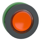 SCHNEIDER ELECTRIC - Harmony XB5, testa pulsante lumimoso arancio Antimicrobico diametro 30 filopannello, in plastica, ad impulso, senza marcatura- per LED universale