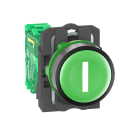 SCHNEIDER ELECTRIC - Pulsante trasmettitore completo ZB5R, capsula verde, simbolo I