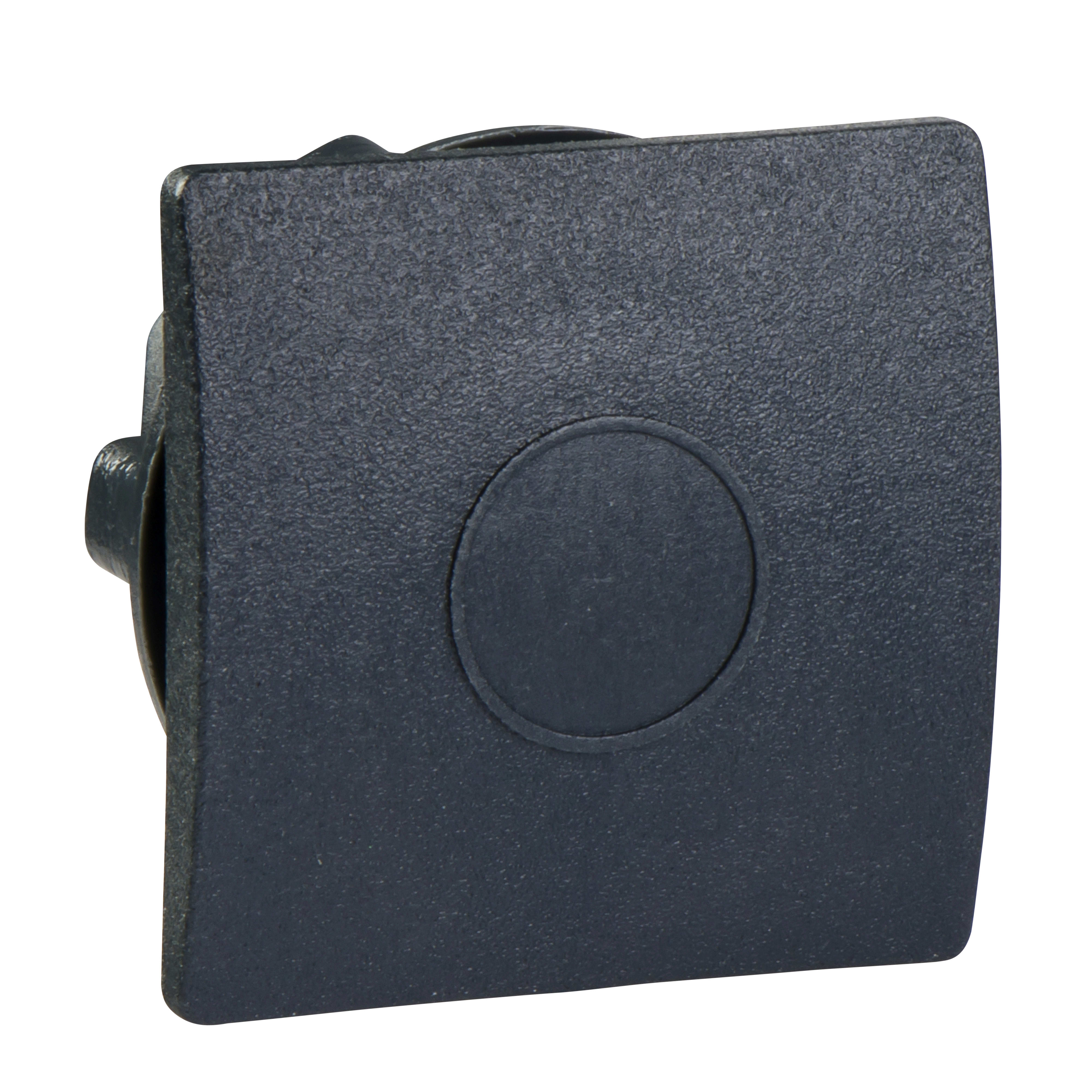 SCHNEIDER ELECTRIC - Tappo otturatore quadrato per unità diametro 22 mm - nero - 10-conf
