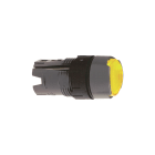 SCHNEIDER ELECTRIC - Testa pulsante luminoso circolare diametro 16 - filo ghiera - giallo