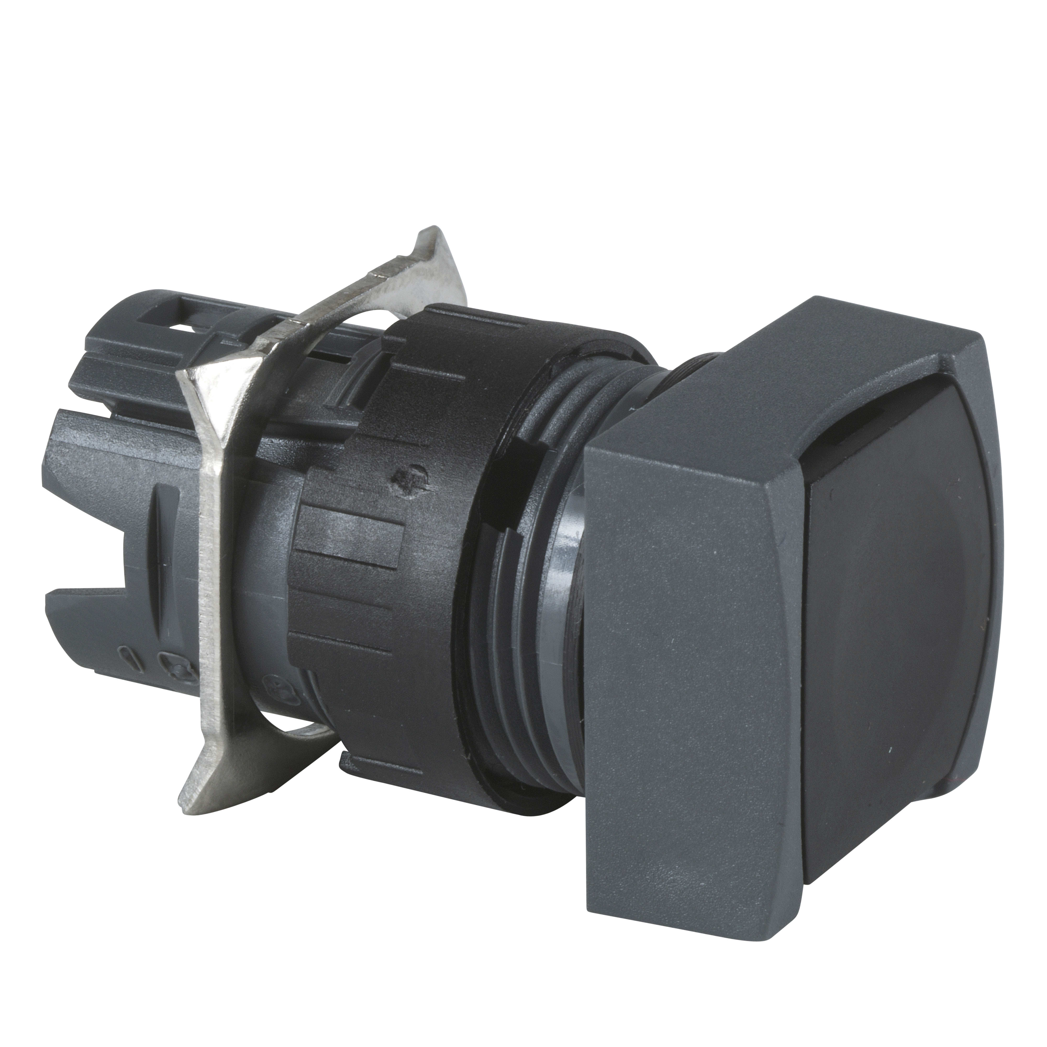 SCHNEIDER ELECTRIC - Testa pulsante quadrato diametro 16 - nero