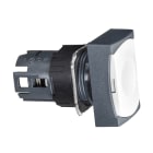 SCHNEIDER ELECTRIC - Testa pulsante rettangolare diametro 16 - bianco