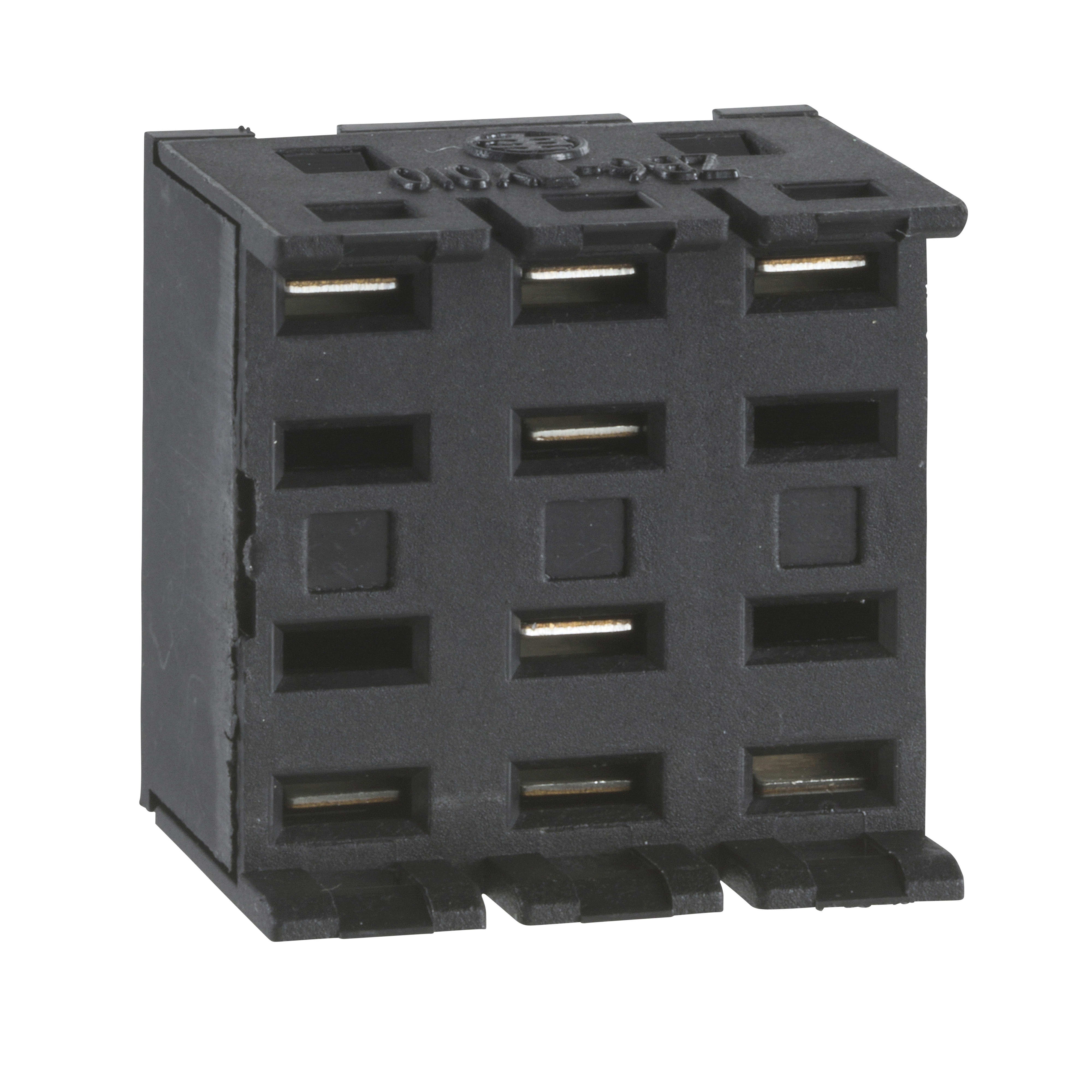 SCHNEIDER ELECTRIC - Zoccolo adattatore circuito stampato 16mm - 10-conf