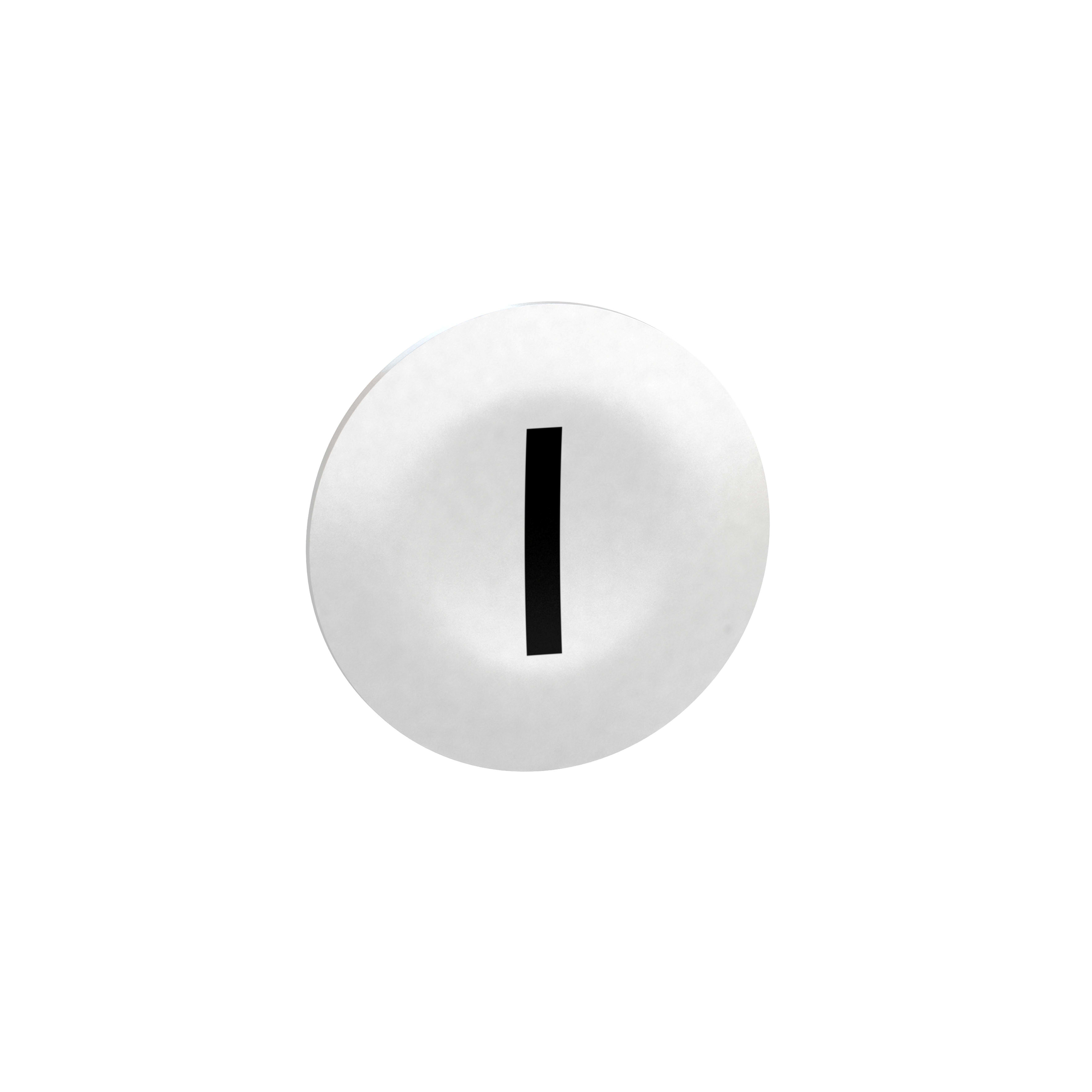 SCHNEIDER ELECTRIC - Capsula bianca con marcatura per teste pulsanti triplidiametro 22 - [prezzo per 100 pz]