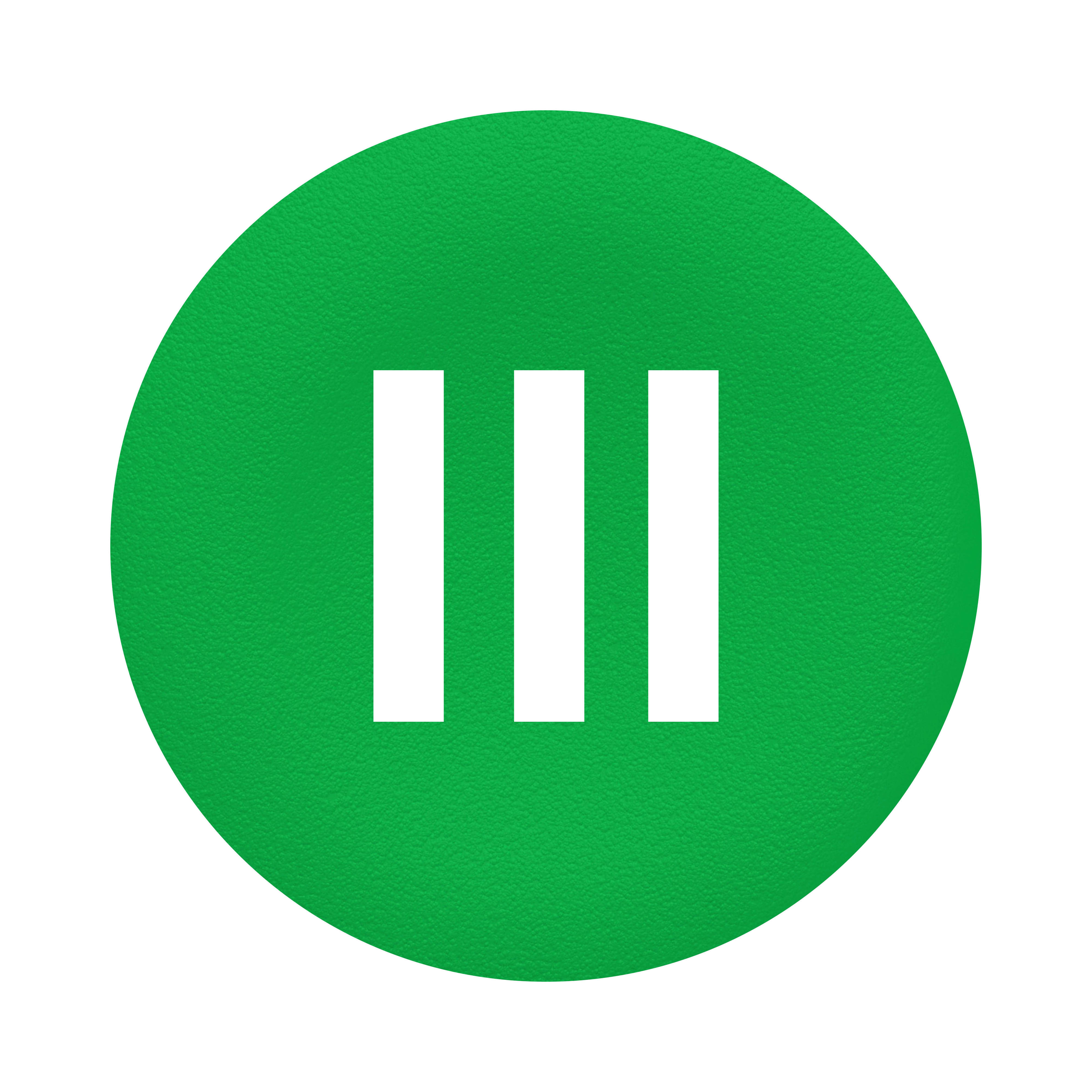 SCHNEIDER ELECTRIC - Capsula verde ''III'' per testa pulsante filopannello diametro 30