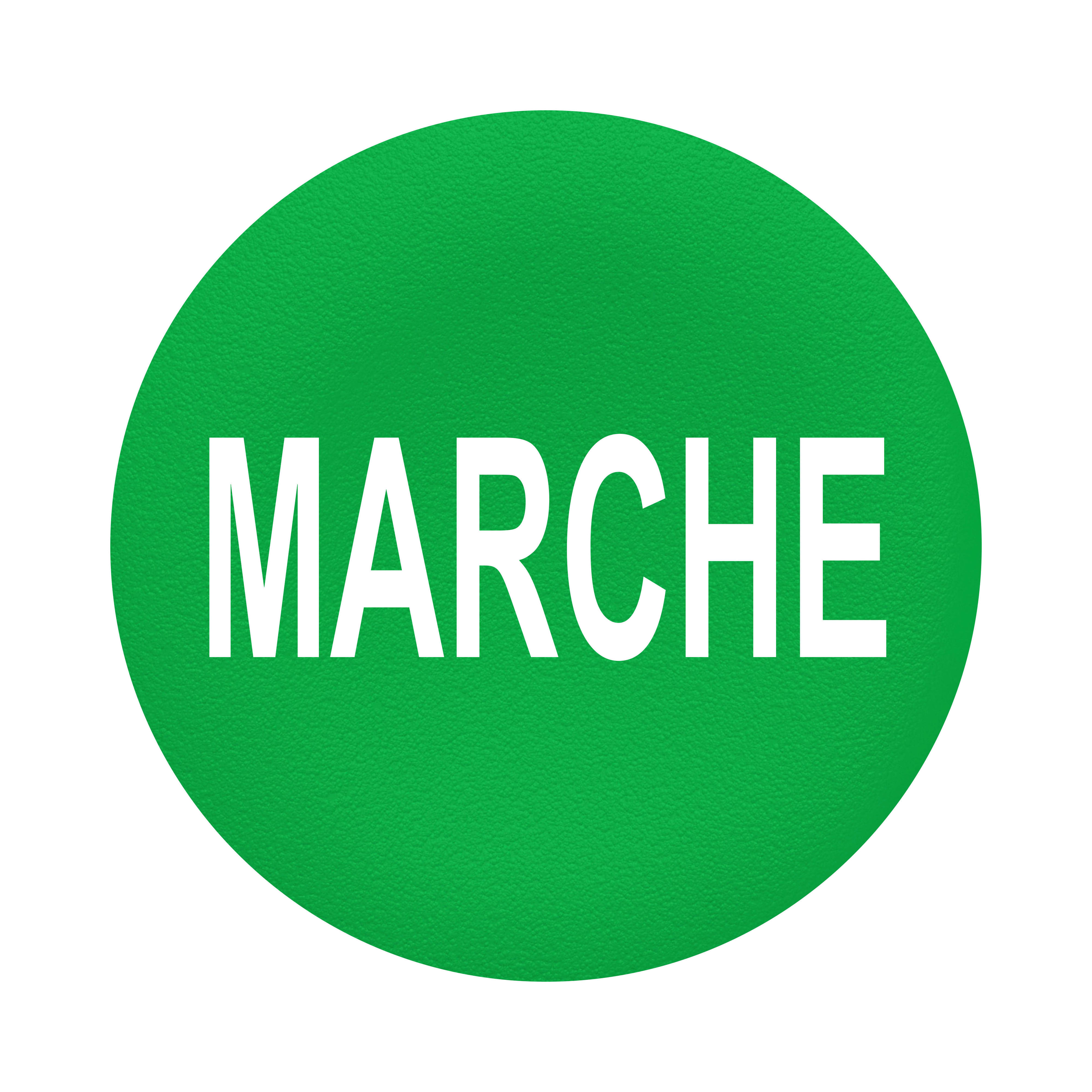 SCHNEIDER ELECTRIC - Capsula verde ''MARCHE'' per testa pulsante filopannello diametro 30