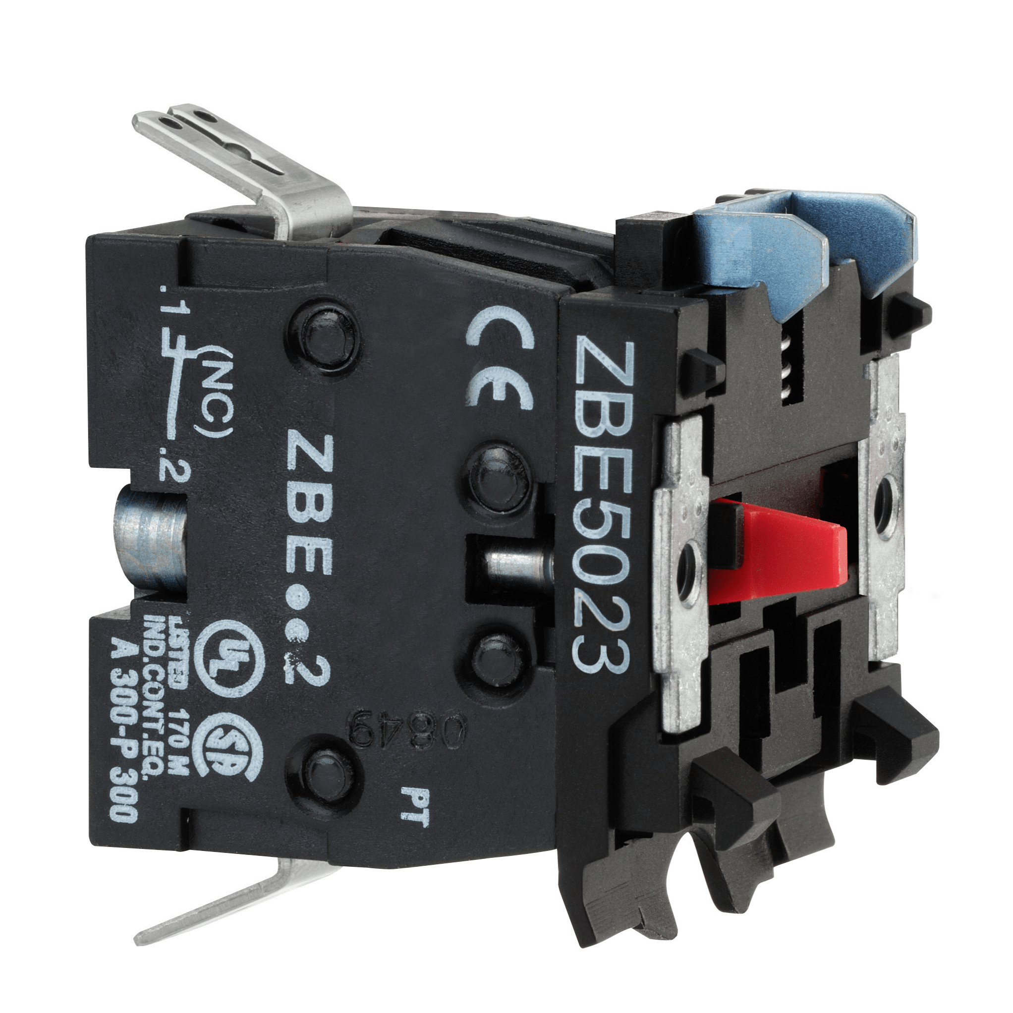 SCHNEIDER ELECTRIC - Blocco contatti per pulsante di comando - ZBE diametro 22 - 1NC