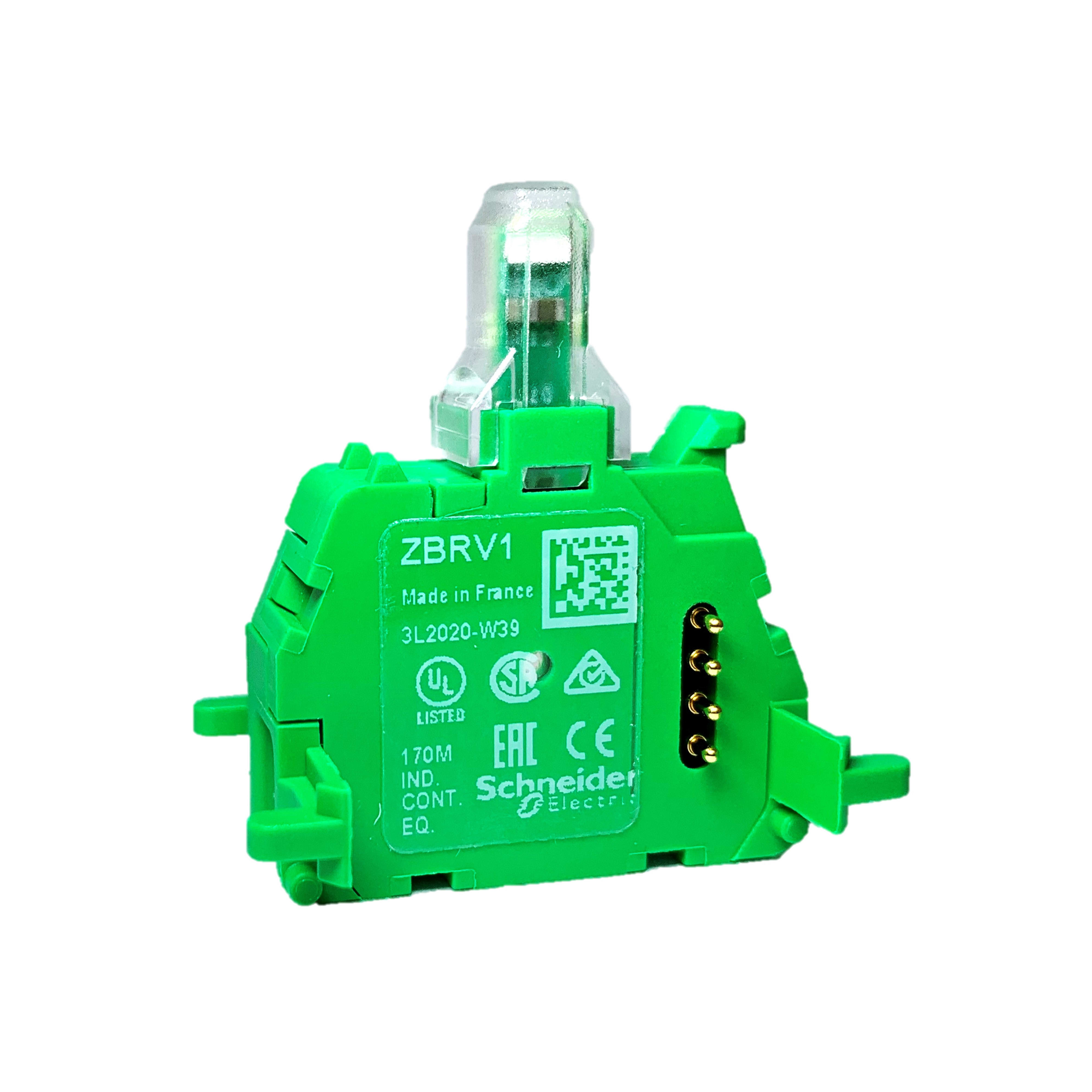 SCHNEIDER ELECTRIC - Elemento LED per contatti wireless ZBRT per verifica presa in carico comando.