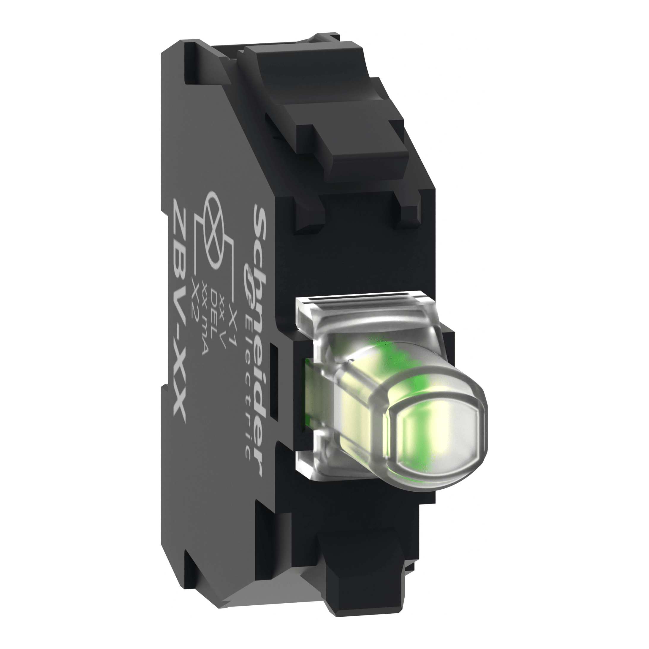 SCHNEIDER ELECTRIC - Elemento luminoso diametro 22 - LED universale alta protezione, 110..240Vac, 300 VA a 230 VAC, 120 VA a 120 Vac a vite