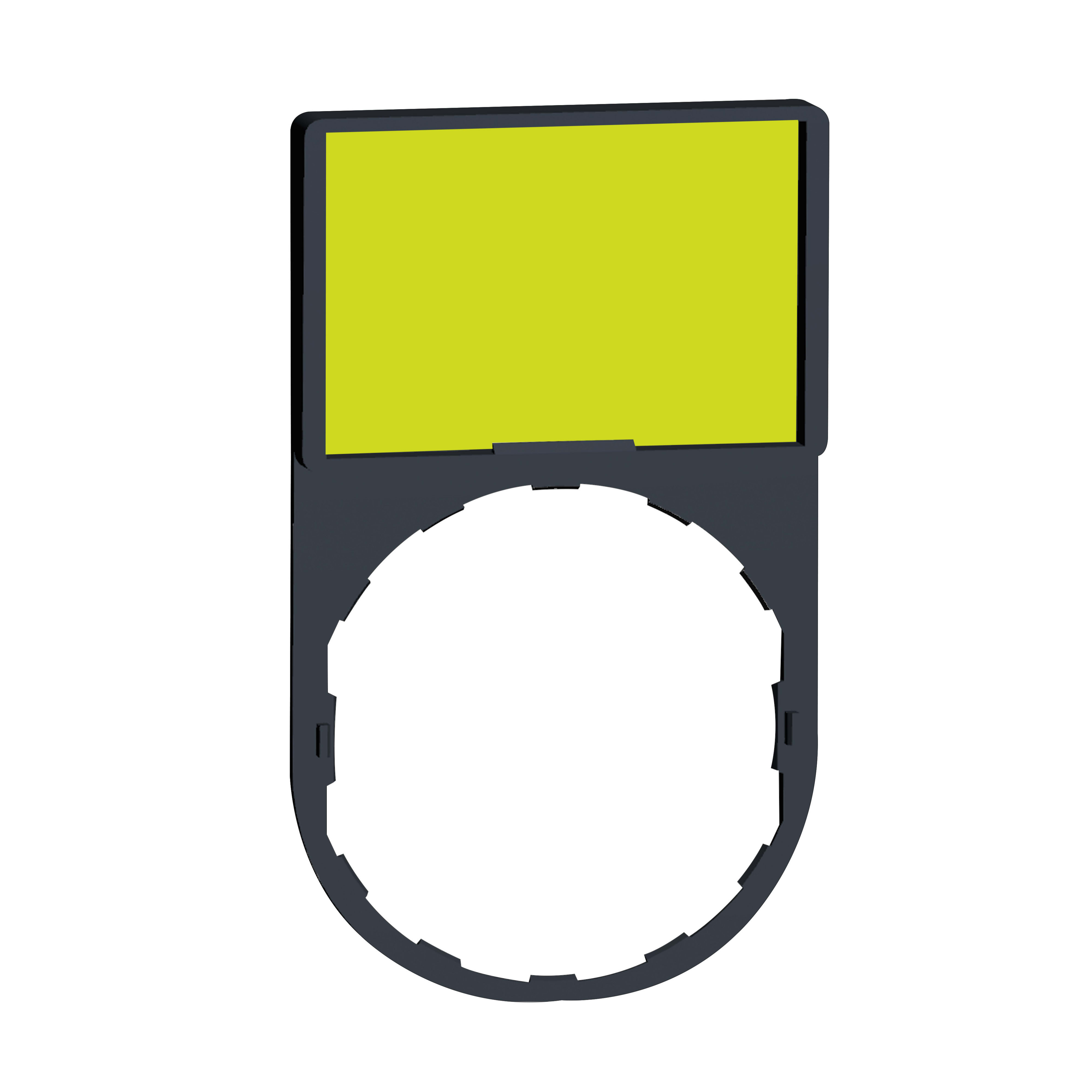 SCHNEIDER ELECTRIC - Porta etichetta 30 X 50mm con etichetta neutra per unità diametro 22 testa circolare