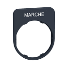 SCHNEIDER ELECTRIC - Porta etichetta+etichetta 'MARCHE'