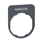 SCHNEIDER ELECTRIC - Porta etichetta+etichetta 'MARCHE'