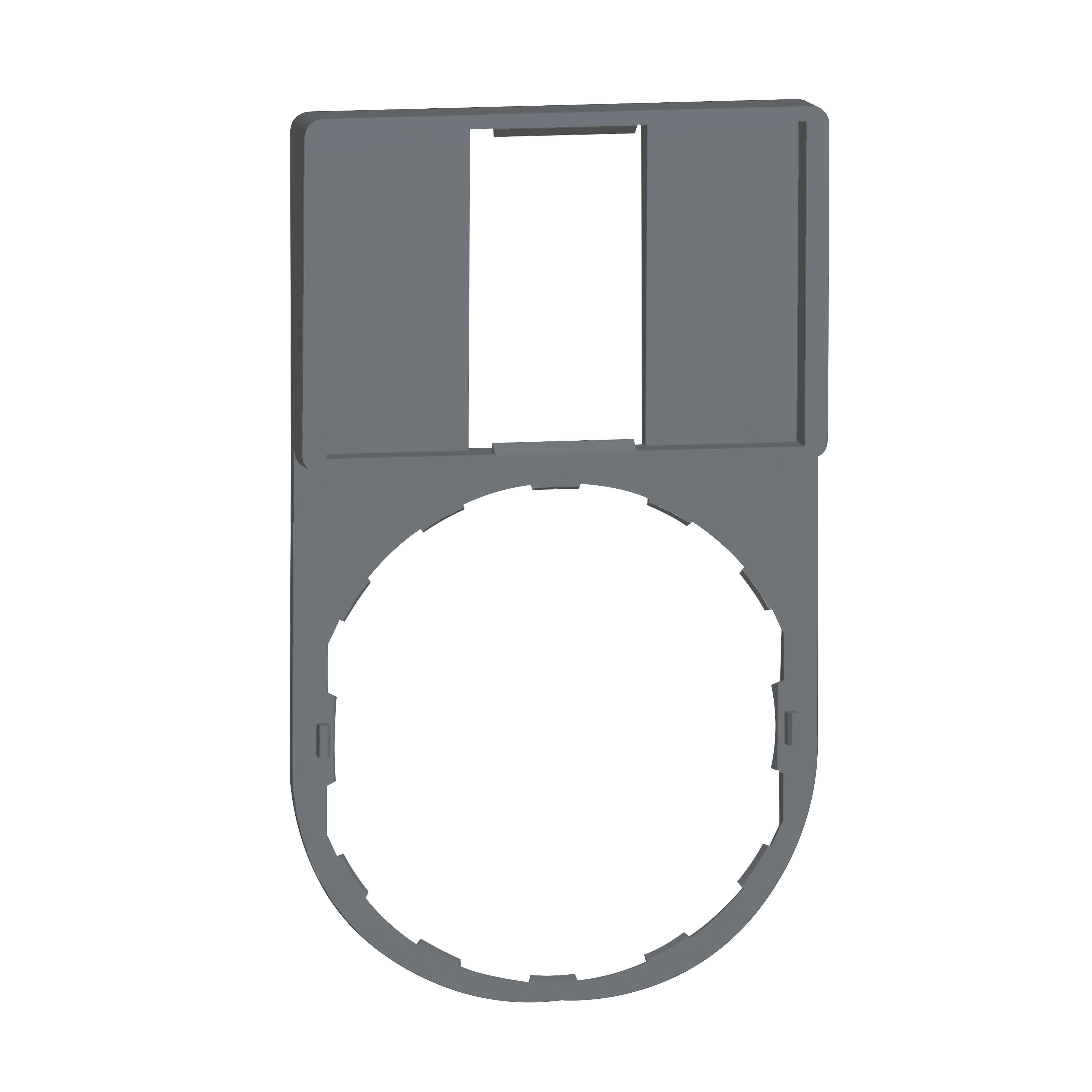 SCHNEIDER ELECTRIC - Portaetichetta 30 x 50 mm senza etichetta 18 x 27 mm colore grigio (prezzo per 1000 pz) - [prezzo per 1000 pz]