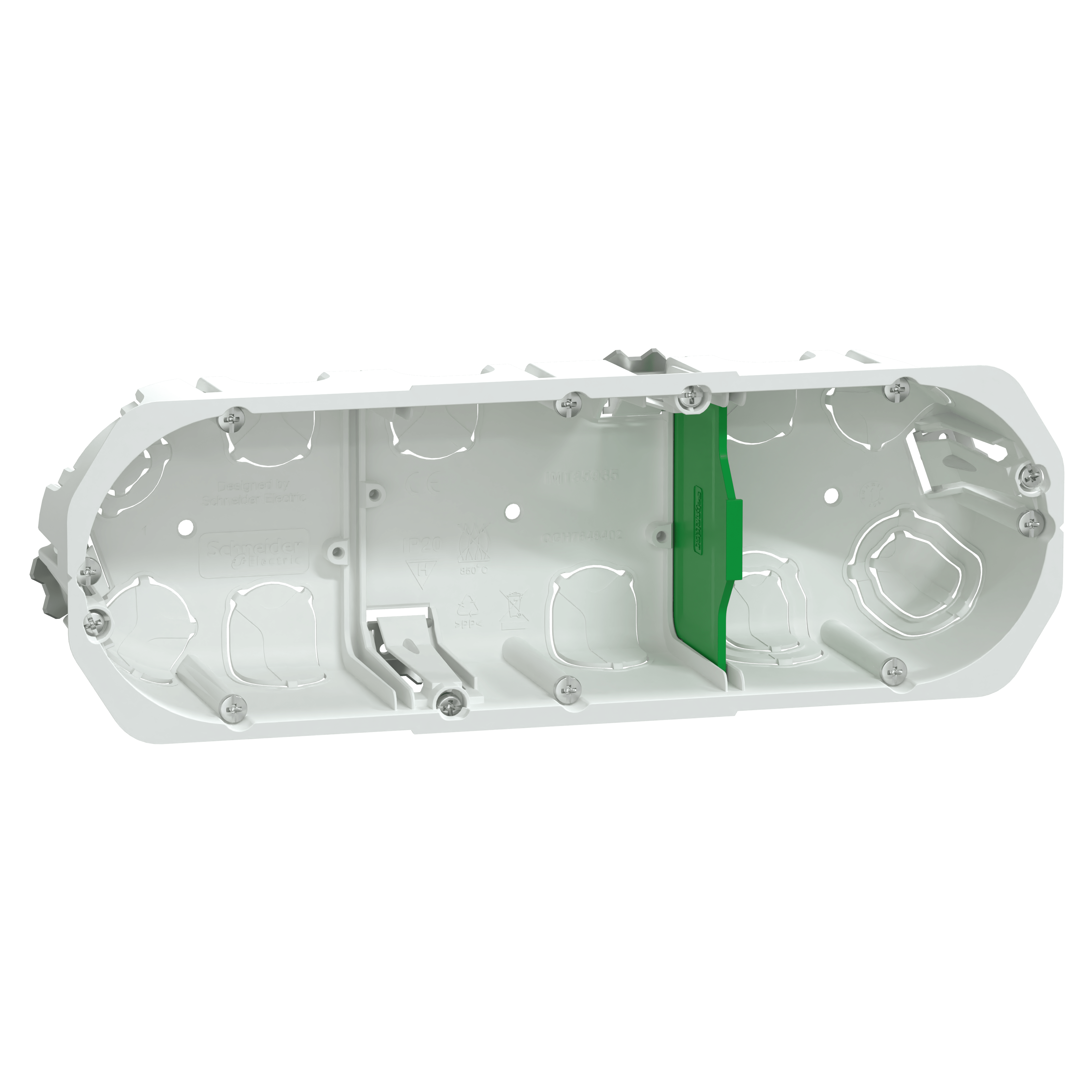 SCHNEIDER ELECTRIC - Scatola cartongesso tripla orizzontale