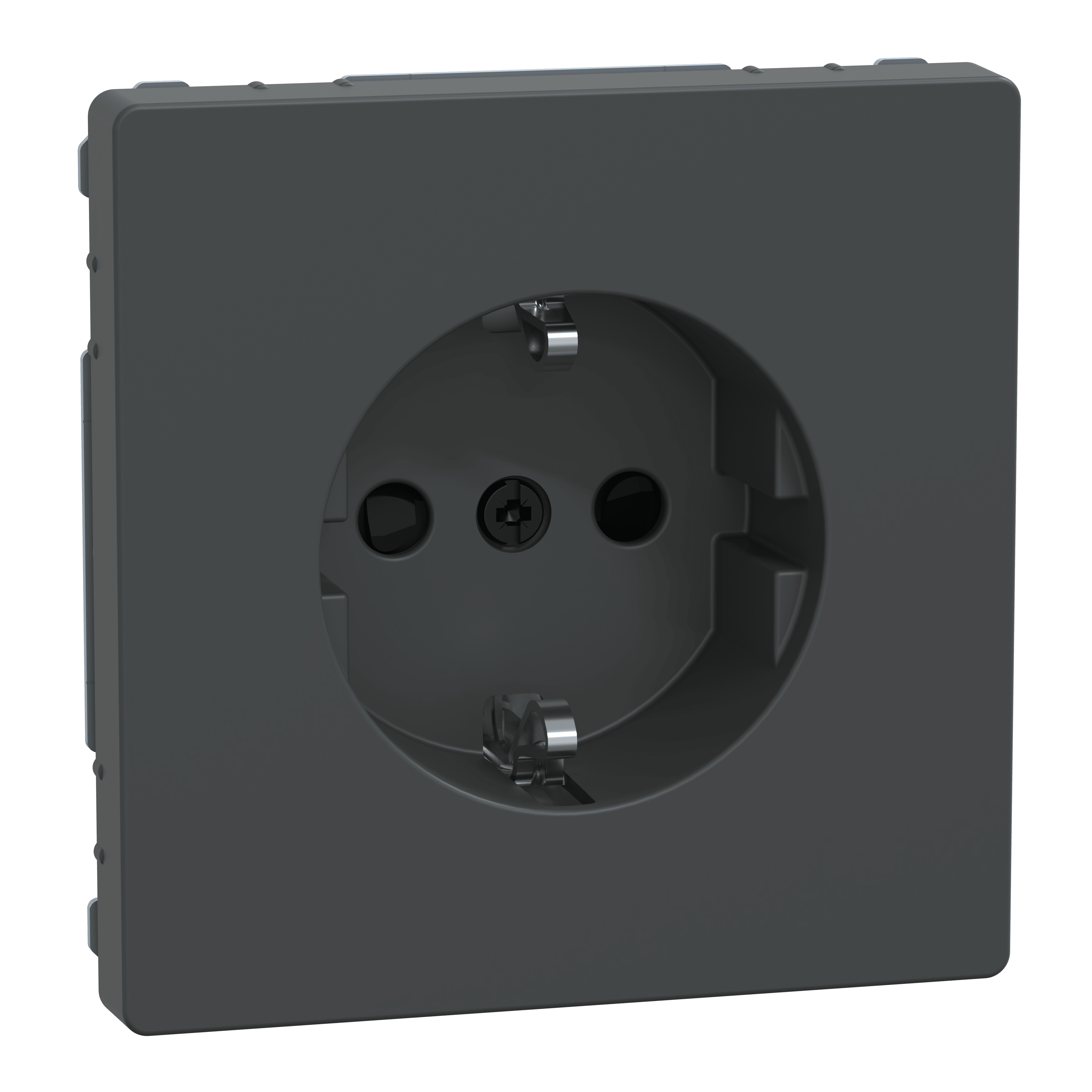 SCHNEIDER ELECTRIC - Prese SCHUKO, protezione, senza vite, antracite, System Design