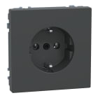 SCHNEIDER ELECTRIC - Prese SCHUKO, morsetti senza vite, antracite, System Design