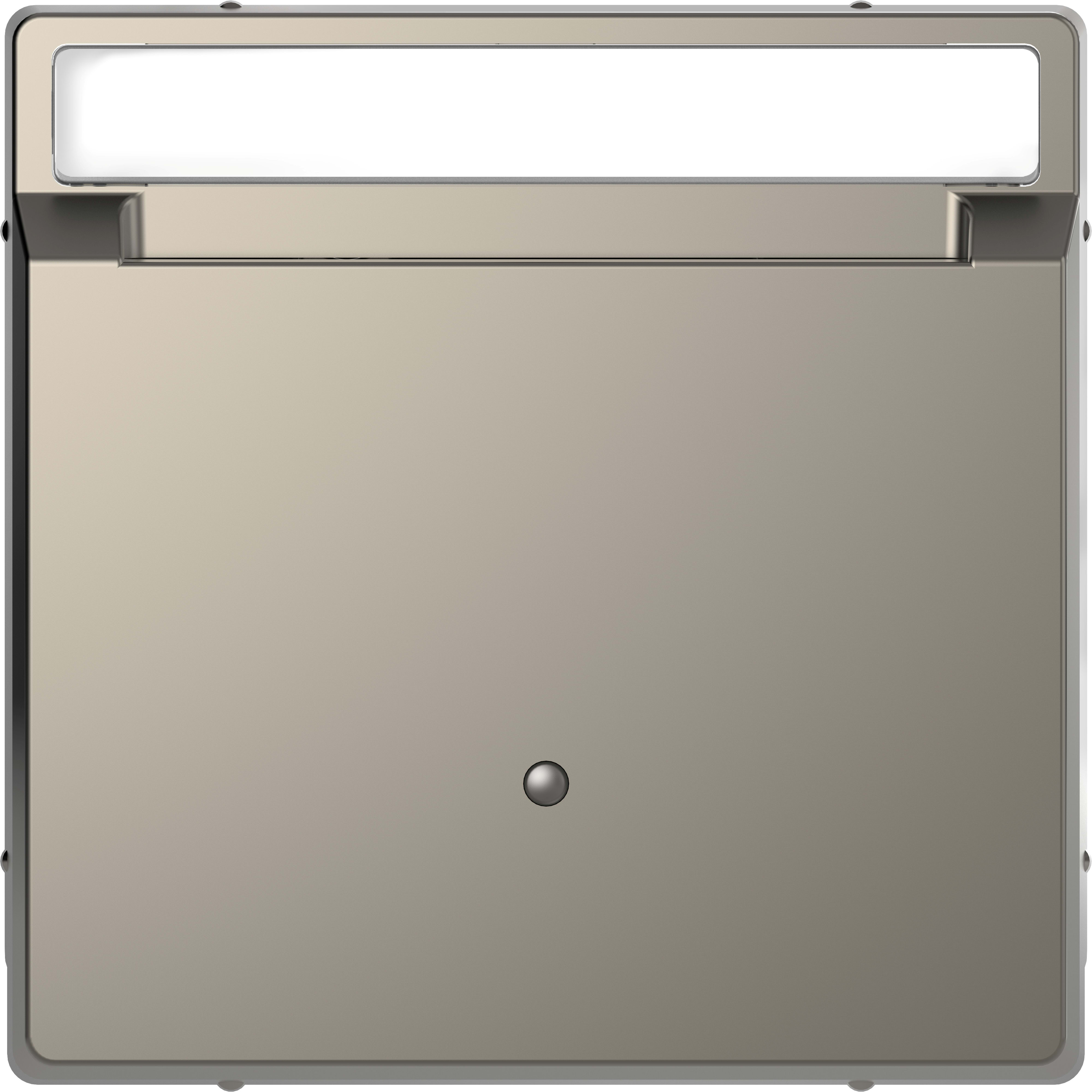 SCHNEIDER ELECTRIC - Holder per tessere hotel con campo etichetta, nickel, System Design
