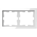 SCHNEIDER ELECTRIC - Cornice in pietra D-Life, 1 slot, bianco cristallo