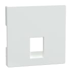 SCHNEIDER ELECTRIC - Central plate for RJ11 and RJ12 lotus white, System Design