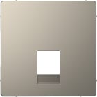 SCHNEIDER ELECTRIC - Central plate for RJ11 and RJ12 nickel, System Design
