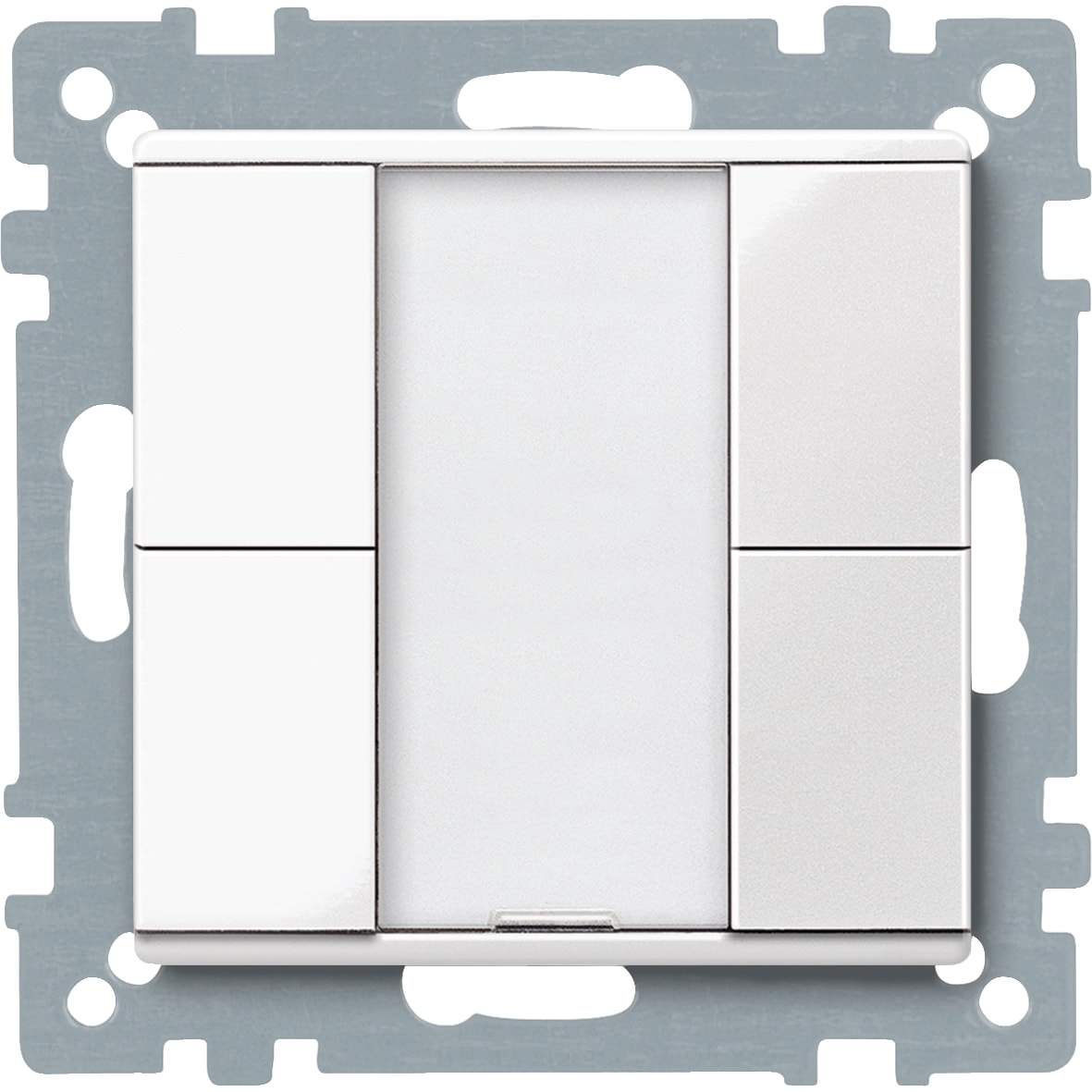 SCHNEIDER ELECTRIC - Pulsantiera multifunzione doppia plus, bianco polare, SystemM
