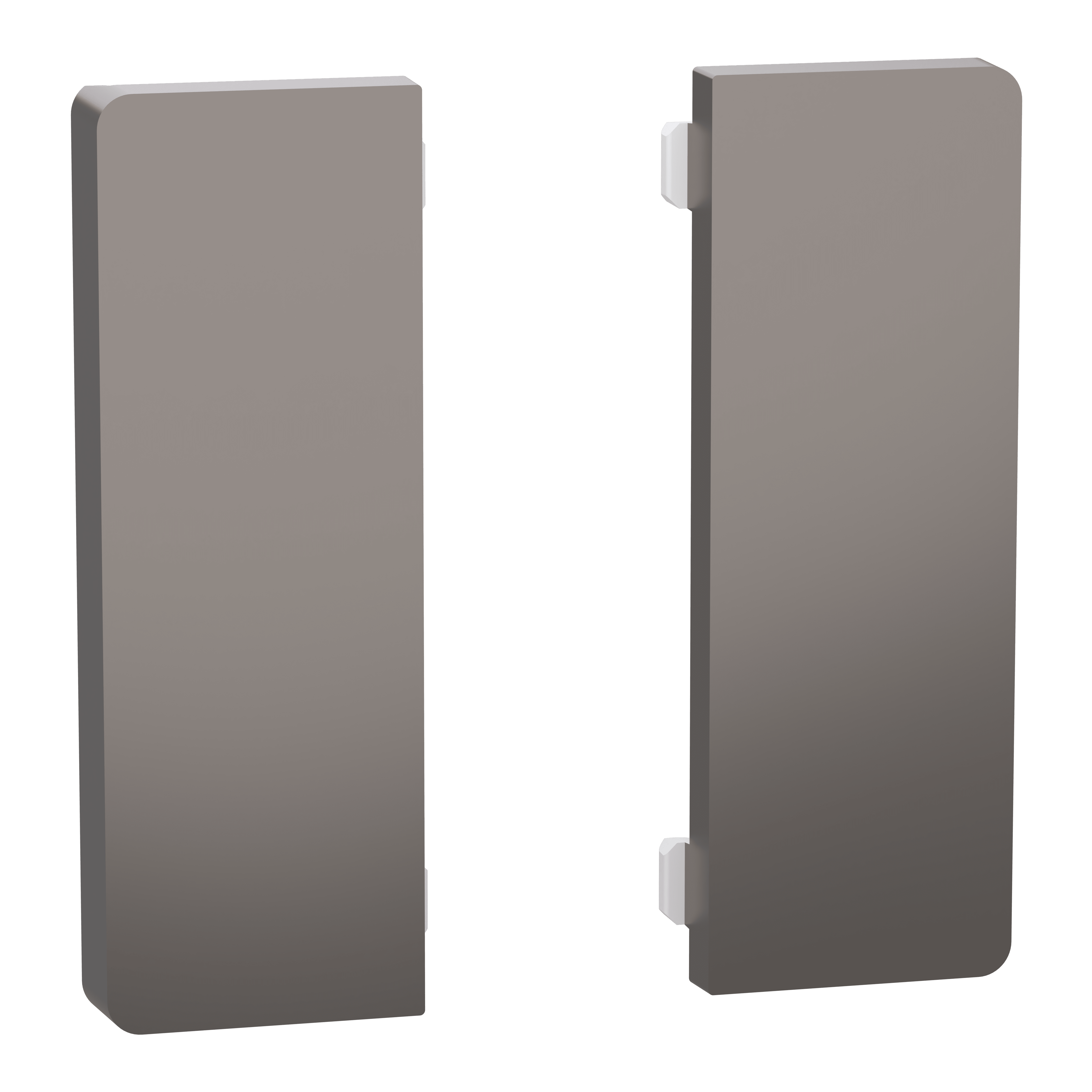 SCHNEIDER ELECTRIC - 2 Pulsanti Medium Push Button KNX Metallo Nichel